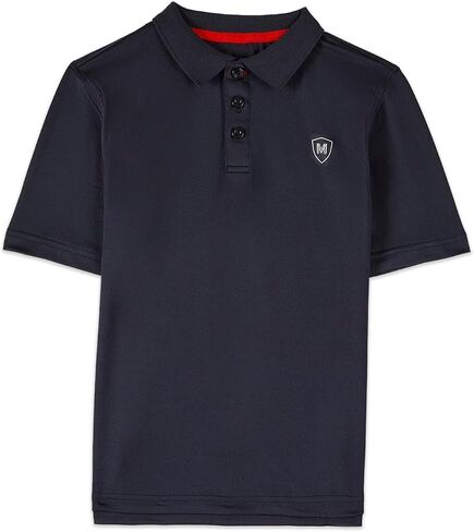MeMoi Boys Silky Soft Dri-Effect Moisture Wicking Short Sleeve Polo Shirt in Kuwait
