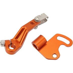 aqxreight Clutch Lever Kit,Motorcycle One Finger Clutch Lever Kit Aluminium Alloy Pull Clutch Actuator Arm Lever for 790 R 2018‑2023 (Orange)