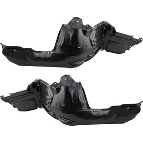 TRQ Front Inner Fender Liner مجموعة متوافقة مع 2016-2017 Subaru Crosstrek 2012-2014 Impreza 2013-2015 XV Crosstrek SU1248124 SU1249124