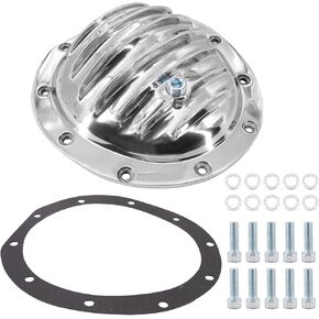 Polished Aluminum Front Differential Cover for 1978-1991 Che-vy G.M.C Truck w/ 8.5 Ring Gear & 10 Bolts