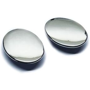 Chrome Head Light Washer Nozzle Cover Cap For Porsche 911 996 C2 C4 Turbo Facelift