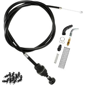Rubicon 500 Choke Cable and Starter Valve Plunger Kit Compatible with Foreman TRX500 TRX500FPA TRX500FGA TRX500FA 2001-2014 Foreman 500 TRX500FE TRX500FM TRX500TM ATV Quad 4 Wheeler