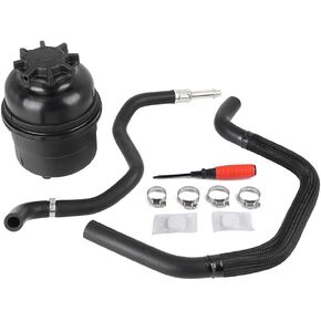 8pcs Car Power Steering Reservoir Hose Repair Kit 32411097164 32411095526 32411094306 Compatible with BMW 525i, 1997-2000 Compatible with BMW E39