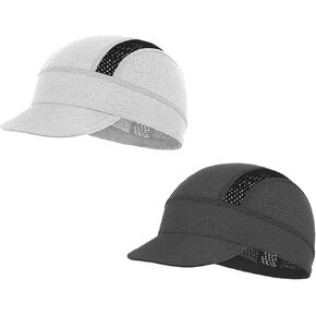 2 عبوة قبعة ركوب الدراجات مع Sun Visor Summer Summer Sunding Cap قبعة قبعة دراجة المشي لمسافات طويلة للنساء الرجال