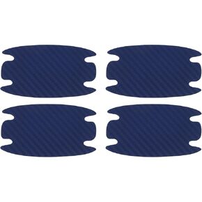 Motoforti Universal Car Door Handle Cup Cover Protection Film Reflective Stickers Anti-scratch, PVC, Light Blue 4 Pcs