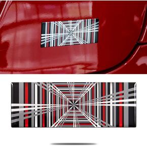 Performance Badge Emblem Compatible with Tesla Model 3 Y X S Cybertruck Roadster Highland Plaid Exterior Rear Trunk Accessories Sticker Decal Decorations Trim Decor Motor Part Emblems Modification