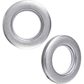 SUQ I OME 32 Pack Curtain Grommets,Curtain Eyelet Rings Nanoscale Low Noise Roman Ring