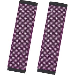 2PCS Bling Car Seat Belt Covers, Crystal Rhinestone Seatbelt Shoulder Pad for Women Girl, Diamonds Glitter Seat Belt Cushion, Universal Auto Interior Accessory for Car Truck SUV (Blue)