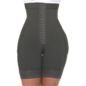 MARIAE FC304 Colombian Daily Use Mid-Thigh Strapless Faja Colombiana Shapewear Bodysuit