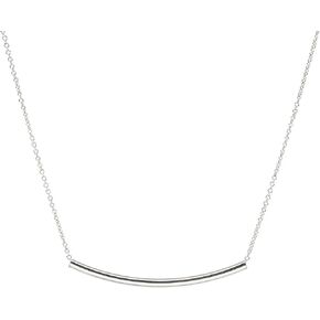 Dogeared Sterling Silver Believe in Balance Bar Necklace