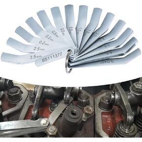 Camoo 14 PCS Feeler Gauge Jake Brake Tools Set 88880052 & 88880053 85111377 for Volve Mack MP7 MP8 MP10 D12 D13 D16 Engines, 0.2mm - 4.2mm Feeler Gauges Intake Exhaust Valve Adjustment Kit