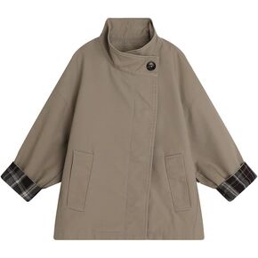 Boys & Girls Waterproof Rain Jacket Lightweight Rain Coat Hooded Windbreaker