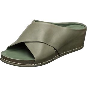 Antelope Women's Santina Leather Slip-On Casual Sandals - Wide Fit