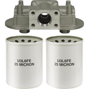 منتجات المشترين HFA42525 مجموعة مرشح ، خط إرجاع 90 GPM ، 1-1/2 بوصة NPT/25 MICRON/25 PSI ،