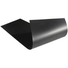Thin & Flexible Magnetic Material Sheet 4 x 12-inch (.030 in. Thick) Black for Magnetizing Bumper Stickers etc.