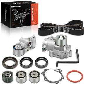 A-Premium Engine Timing Belt Kit with Water Pump Compatible with Subaru Impreza 1997-1998, Legacy 1997-1998 - 2.2L
