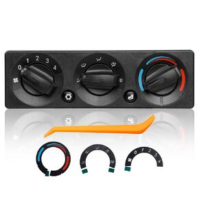 Q21-6119 HV/AC Climate Control Module A/C Heater Air Conditioning Panel, Compatible with Peterbilt Trucks 337 348 389 Replace# Q216119 Temperature Control Module