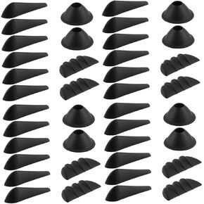 20 Pcs Wind Noise Reduction Package Car Tool Diffuser Automotive Automobile Accessories Rearview Flow Spoiler Vehicle Window Spoiler Plastic Power Supply Universal