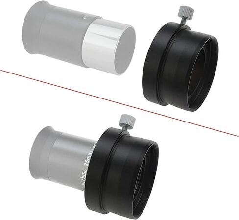 Telescope Accessory Set 2 to 1.25 Inch Eyepiece Adapter Telescope Astronomy 50.8mm to 31.7mm Metal Adapter for Binoculars Monocular Telescope Camera (Color : 2-1.25 with 3 Screws) in Saudi Arabia
