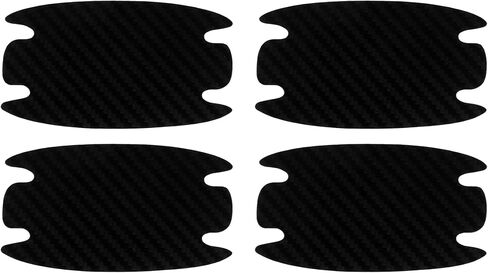 Motoforti Universal Car Door Handle Cup Cover Protection Film Reflective Stickers Anti-scratch, PVC, Light Blue 4 Pcs in Saudi Arabia