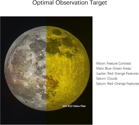 Astromania 1.25" Color/Planetary Filter - #12 Yellow in Saudi Arabia