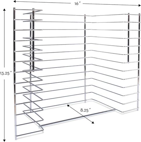 Melissa & Doug Puzzle Storage Rack - Wire Rack Holds 12 Puzzles - Puzzle Rack Organizer, Puzzle Holder Rack For Kids in Saudi Arabia