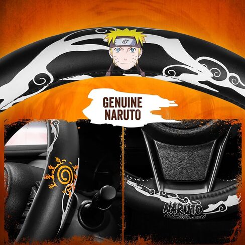 غطاء عجلة قيادة سيارة Naruto Shippuden ، وغطاء عجلة قيادة 15 بوصة ، وملحقات سيارة أنيمي مريحة ناعمة مريحة للرجال للنساء ، Kirigakure in Saudi Arabia