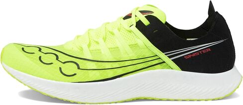 Saucony Men's Sinister Sneaker, Citron/Black, 7.5 in Saudi Arabia