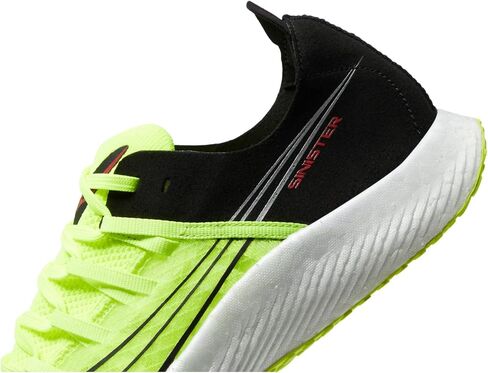 Saucony Men's Sinister Sneaker, Citron/Black, 7.5 in Saudi Arabia