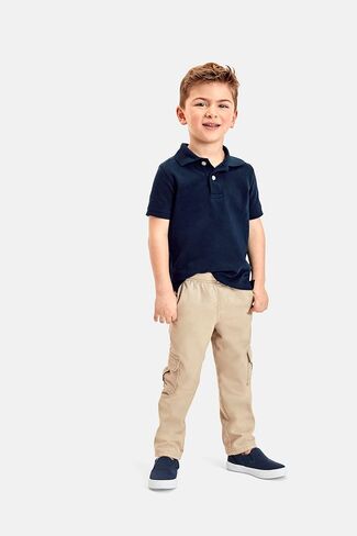 The Children's Place Baby Boys and Toddler Boys Short Sleeve Pique Polo, NAUTICO, 2T in Saudi Arabia