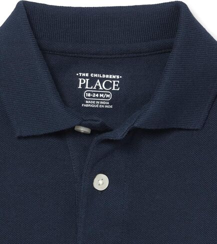The Children's Place Baby Boys and Toddler Boys Short Sleeve Pique Polo, NAUTICO, 2T in Saudi Arabia