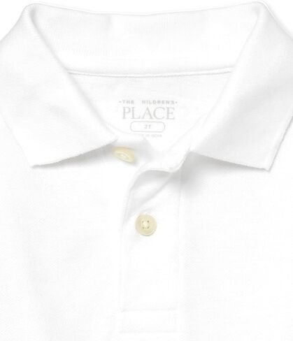 The Children's Place Baby Boys and Toddler Boys Short Sleeve Pique Polo, NAUTICO, 2T in Saudi Arabia