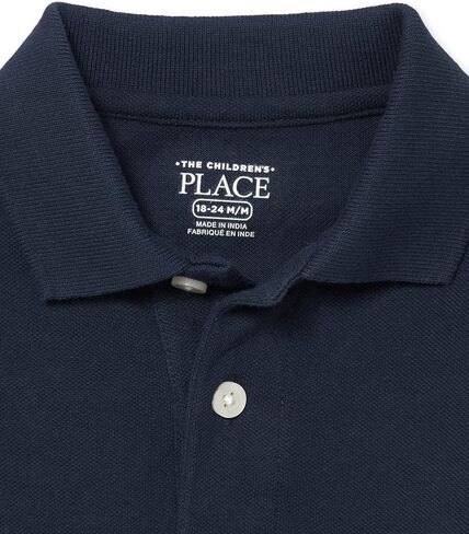The Children's Place Baby Boys and Toddler Boys Short Sleeve Pique Polo, NAUTICO, 2T in Saudi Arabia