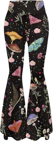 YEXIATODO Womens Flared Leggings Bell Bottom Pants for Women Butt Lift in Saudi Arabia