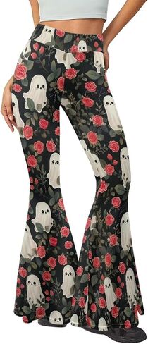 YEXIATODO Womens Flared Leggings Bell Bottom Pants for Women Butt Lift in Saudi Arabia