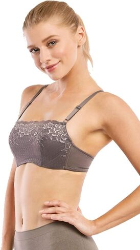 6 Pieces Women's Wired Basic Plain Light Regular Padding Everyday Bra in Kuwait