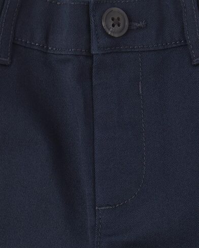 The Children's Place Baby Boys' and Toddler Stretch Skinny Chino Pants, New Navy 2-Pack, 4T in Kuwait