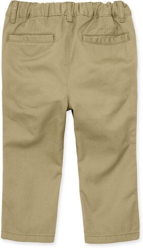 The Children's Place Baby Boys' and Toddler Stretch Skinny Chino Pants, New Navy 2-Pack, 4T in Kuwait