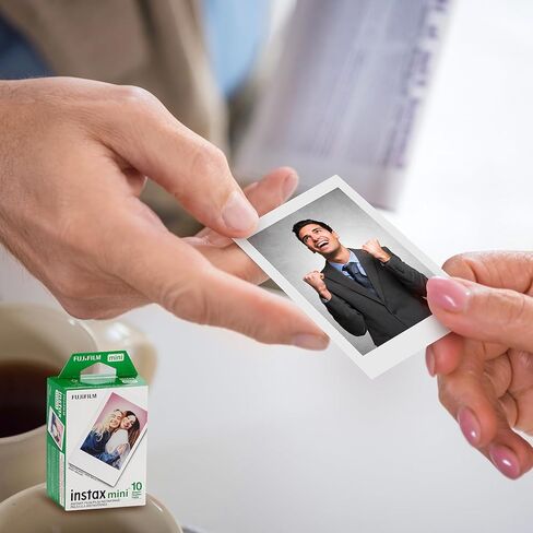Fujifilm INSTAX Mini Instant Film (White) for Fujifilm Mini 8 & Mini 9 Cameras w/Microfiber Cloth by Quality Photo (20 Film Sheets) in Kuwait