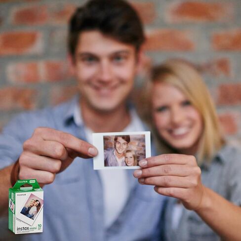 Fujifilm INSTAX Mini Instant Film (White) for Fujifilm Mini 8 & Mini 9 Cameras w/Microfiber Cloth by Quality Photo (20 Film Sheets) in Kuwait