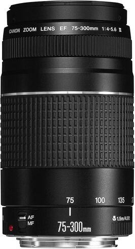 Canon EF 75-300mm f/4-5.6 III Telephoto Zoom Lens for Canon SLR Cameras in Saudi Arabia