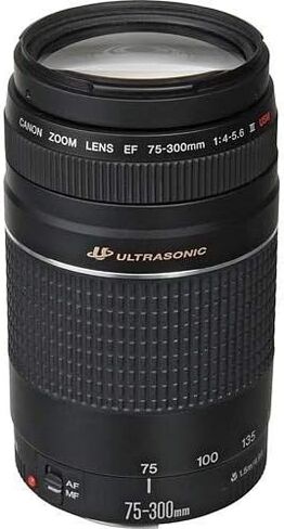 Canon EF 75-300mm f/4-5.6 III Telephoto Zoom Lens for Canon SLR Cameras in Saudi Arabia