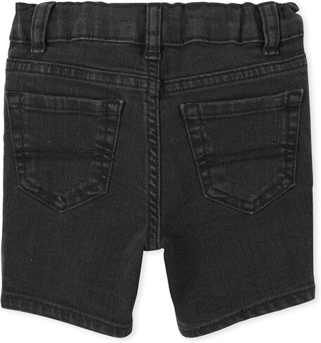 The Children's Place Baby Toddler Boys Shorts, Denim Multi 2-Pack, 12-18 Months in Saudi Arabia