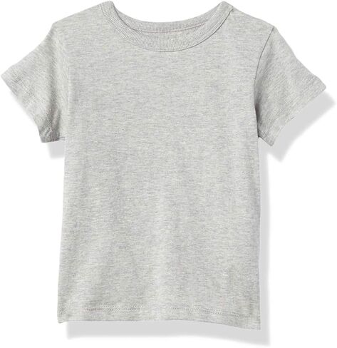 The Children's Place baby boys And Toddler Short Sleeve Basic Layering T-shirt Shirt, White 3 Pack, 5T US in Saudi Arabia