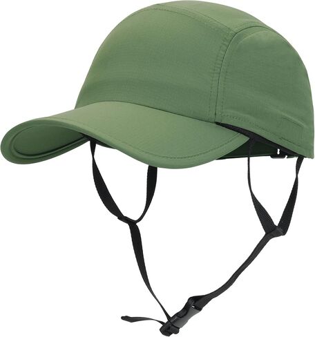 Sports Hat for Men & Women Quick-Dry Cycling Cap with Adjustable Windproof Chin Strap Running Surf Baseball Sun Hat in Kuwait