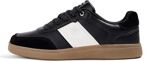 LUCKY STEP Men's Fashion Sneakers Casual Shoes Retro Suede Genuine Leather Skate Tennis Walking Shoes for Male in Saudi Arabia