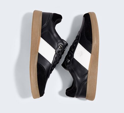 LUCKY STEP Men's Fashion Sneakers Casual Shoes Retro Suede Genuine Leather Skate Tennis Walking Shoes for Male in Saudi Arabia