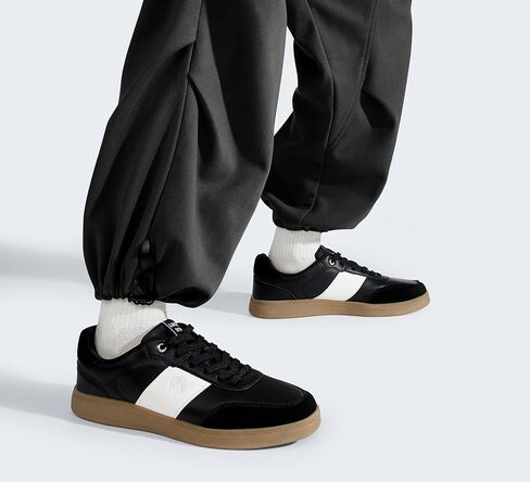 LUCKY STEP Men's Fashion Sneakers Casual Shoes Retro Suede Genuine Leather Skate Tennis Walking Shoes for Male in Saudi Arabia