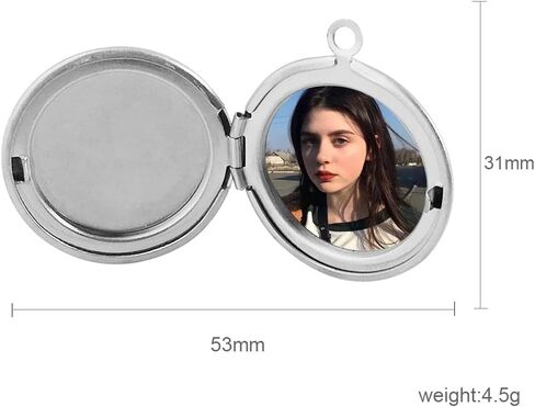 Life Of Tree with Moon and Star Locket Necklace，That Can Holds Pictures Inside Stainless Steel，Celtic Family Tree Pendant for Women in Saudi Arabia