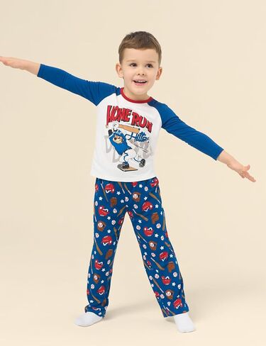 Bamboo Viscose Boys Pajamas Set Toddler Soft Long Sleeve Boys' Sleepwear in Saudi Arabia